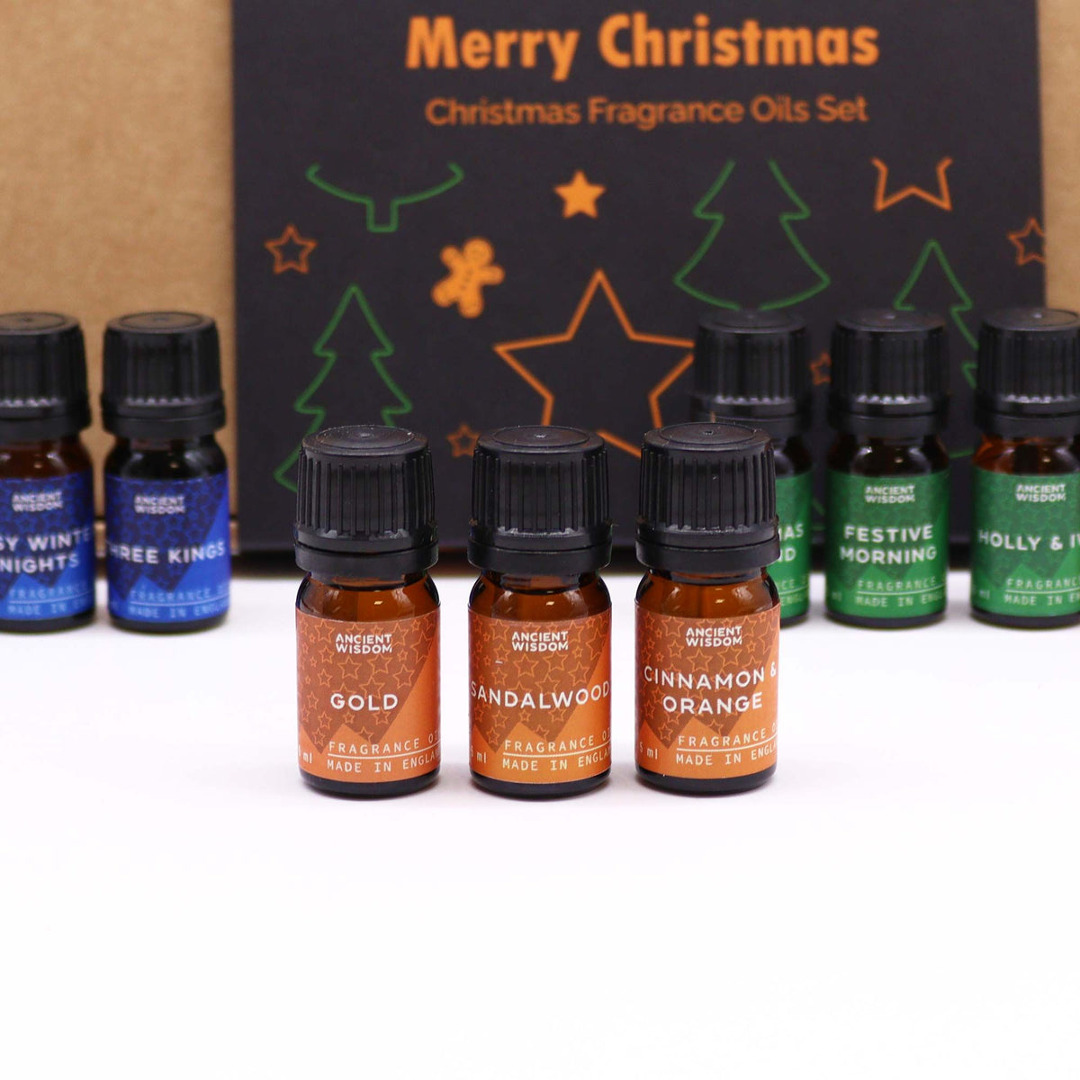 Set de aceites de fragancia navideños · Aromas de Navidad