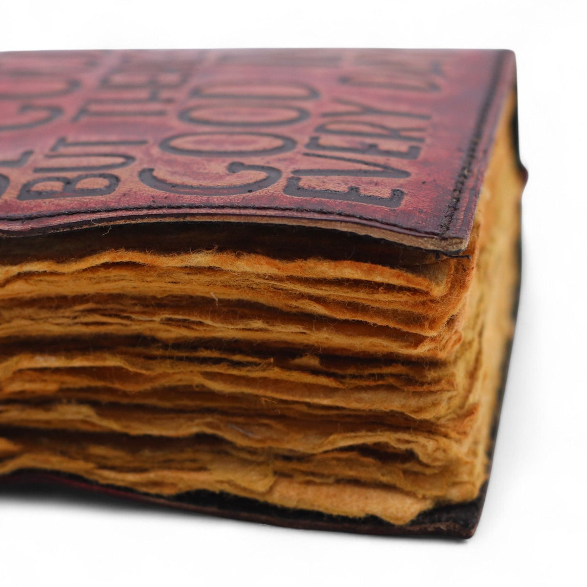 Cuaderno de cuero grueso · No todos los días son buenos