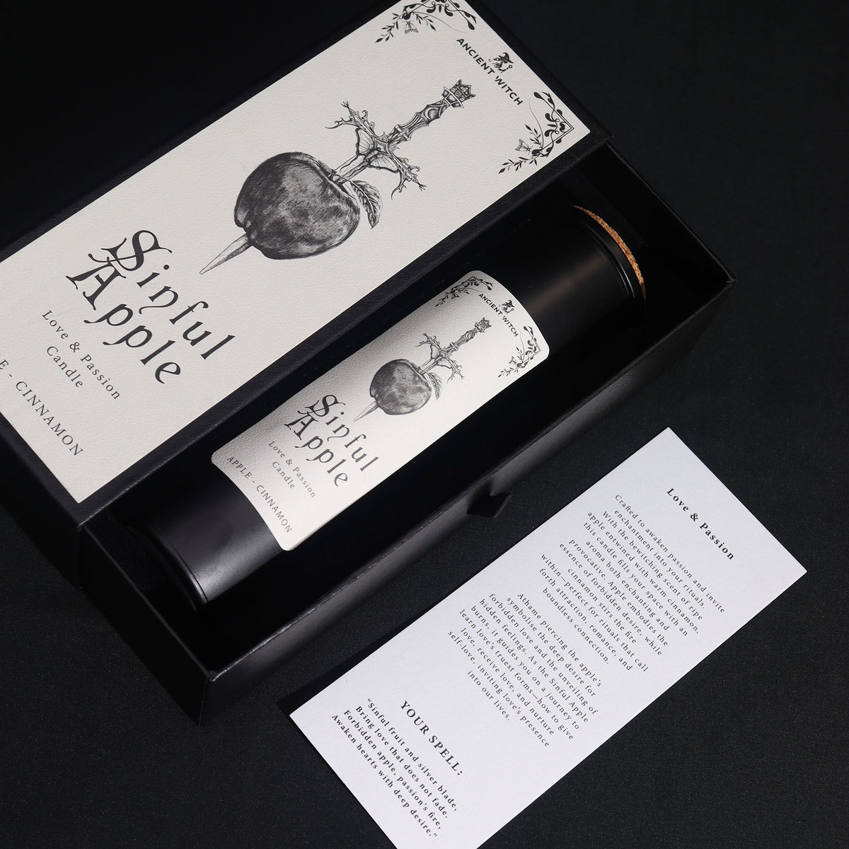 Velas Purificadoras de Brujas Antiguas - Manzana pecaminosa