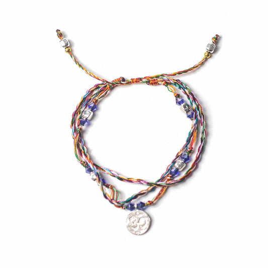 Pulsera de cordón del templo · Om en la serenidad