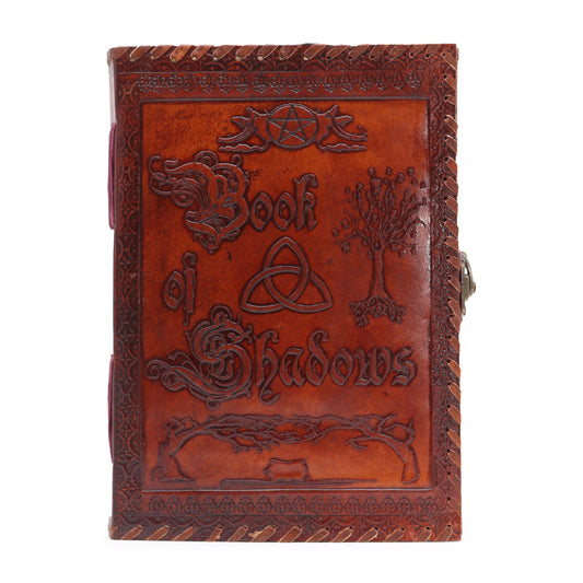 Cuaderno grande de las Sombras de cuero · Marrón