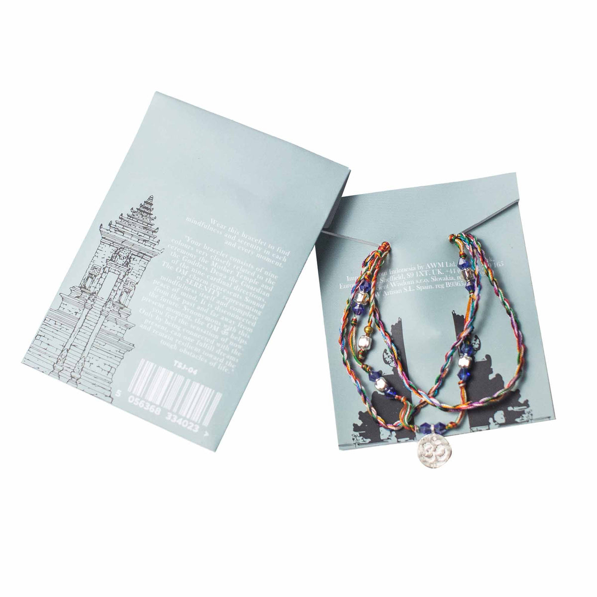 Pulsera de cordón del templo · Om en la serenidad