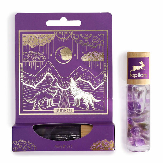 Roll-on aromático con amatista · La Luna