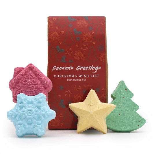 Pack de bombas de baño navideñas · Lista de deseos