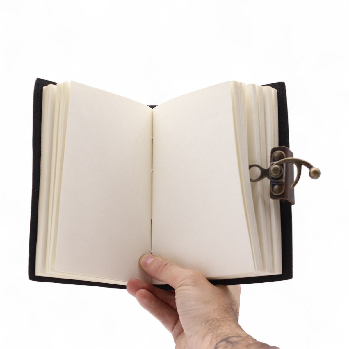 Cuaderno de cuero estampado · Persigue tus sueños
