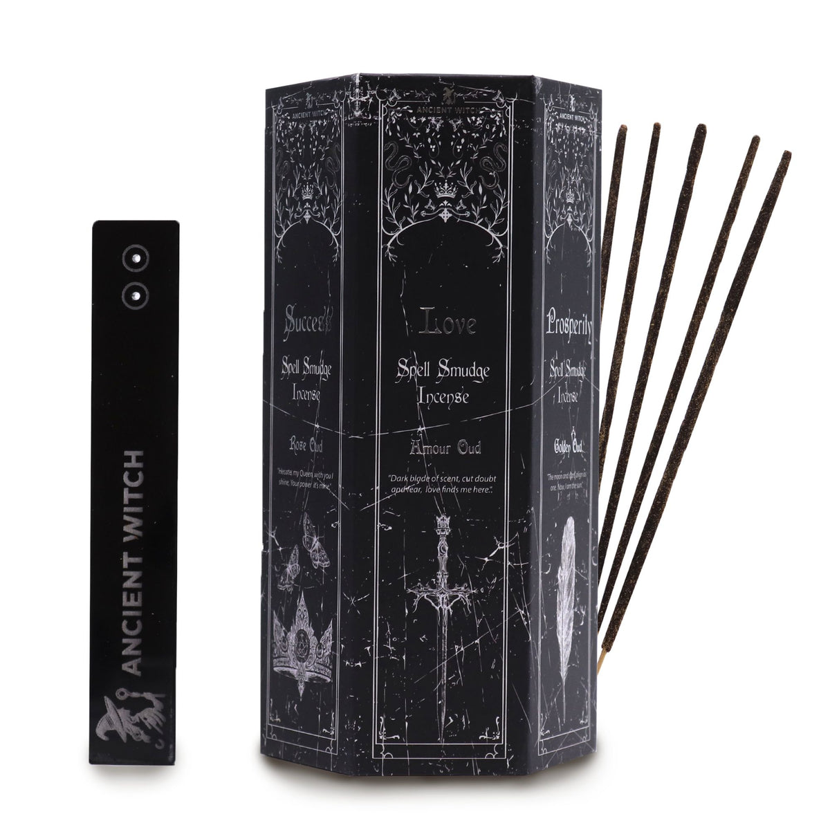 Incienso piramidal de bruja antigua · Set de 5 aromas