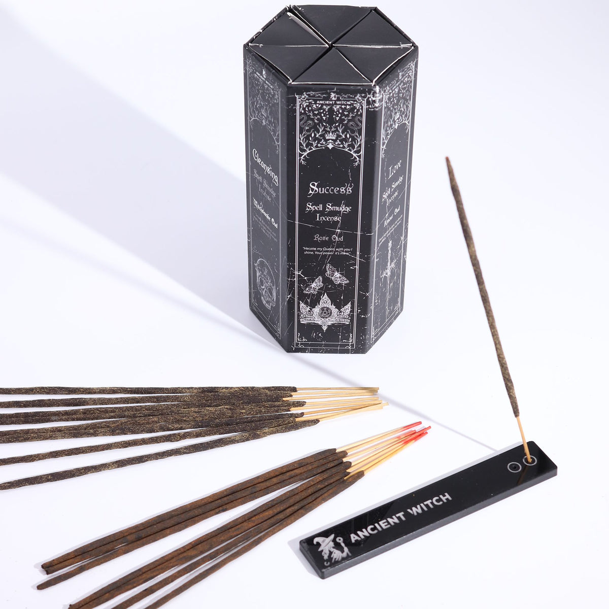 Incienso piramidal de bruja antigua · Set de 5 aromas