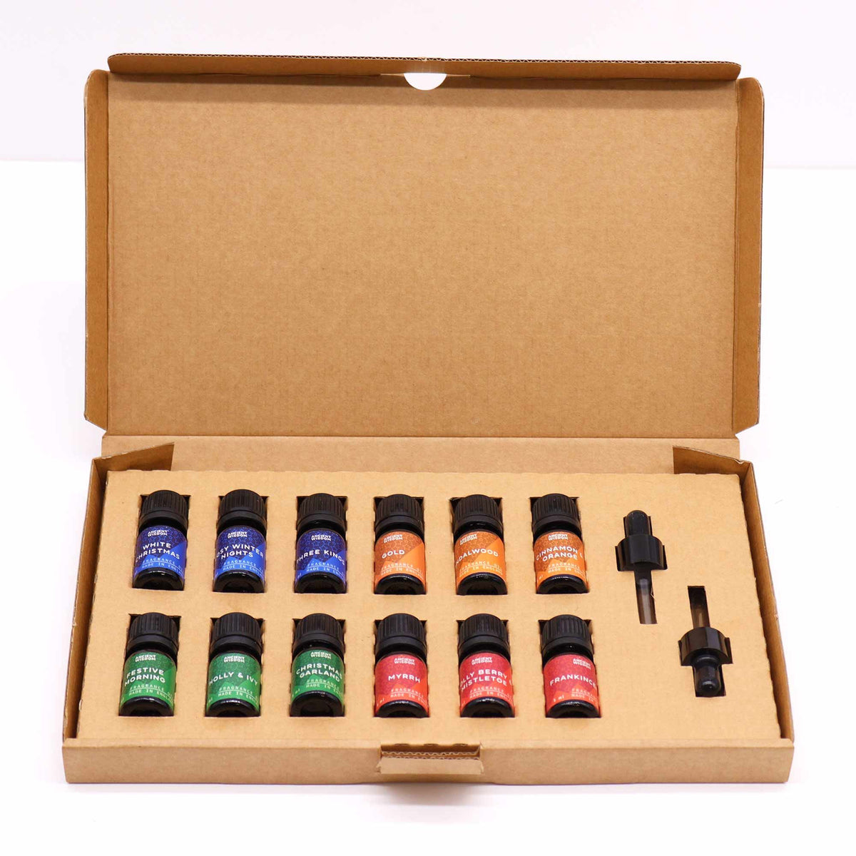 Set de aceites de fragancia navideños · Aromas de Navidad