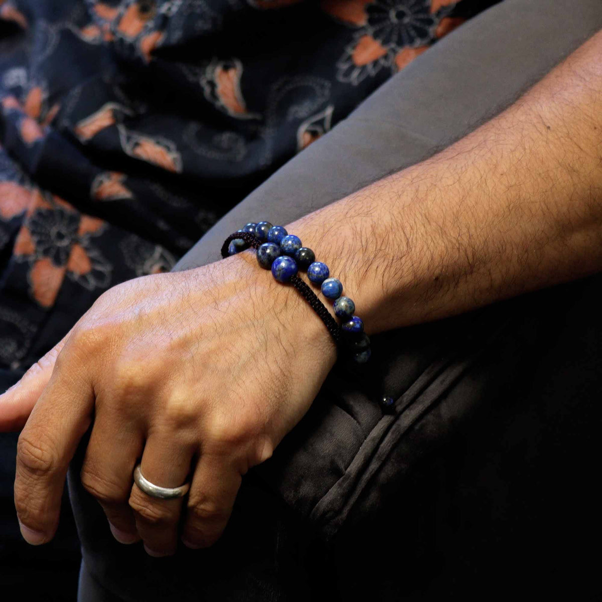 Pulsera doble de sodalita