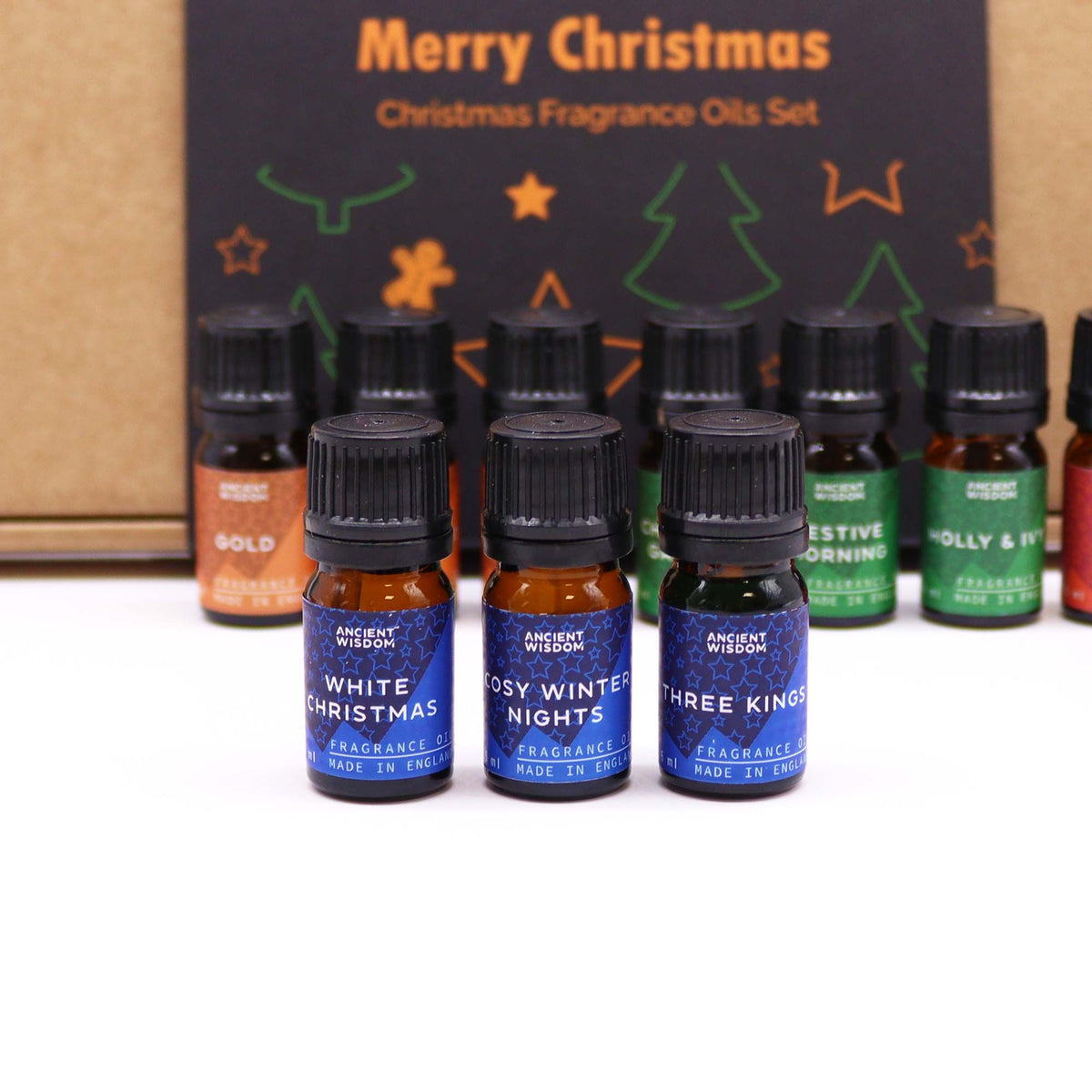 Set de aceites de fragancia navideños · Aromas de Navidad