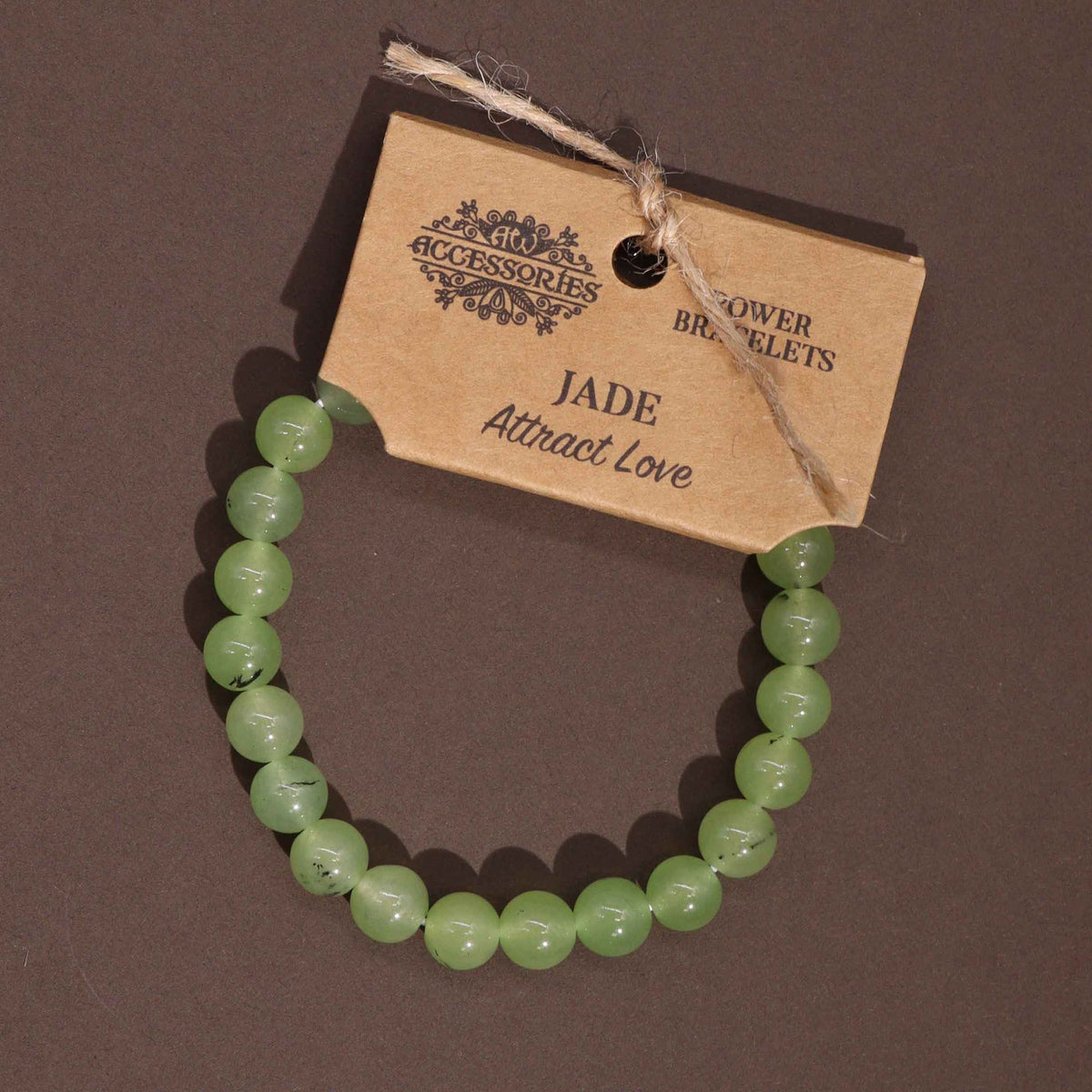 Pulsera de jade · Cuentas de 8 mm