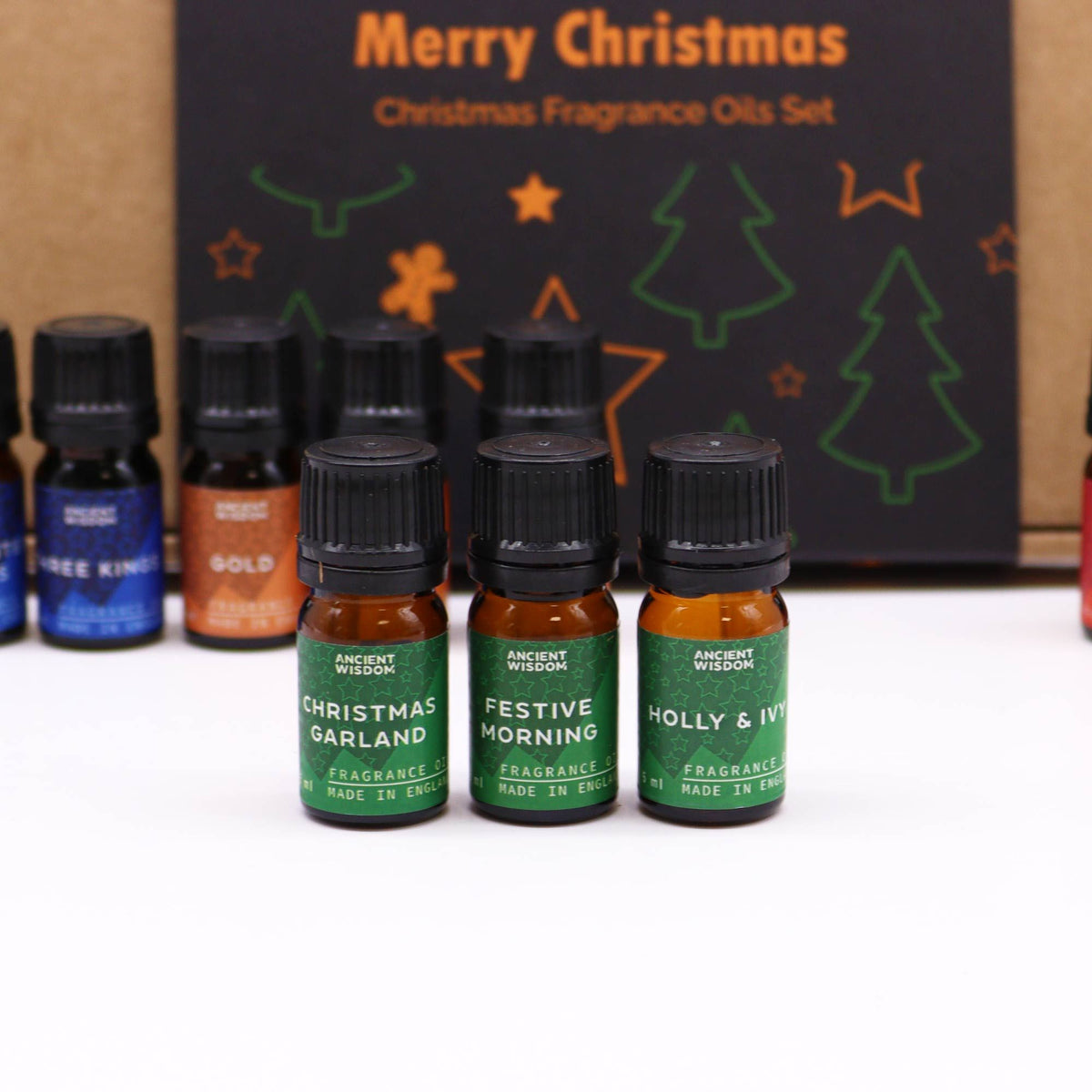 Set de aceites de fragancia navideños · Aromas de Navidad