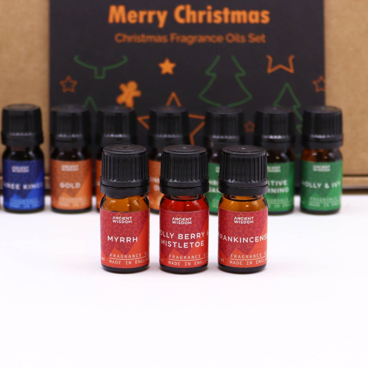 Set de aceites de fragancia navideños · Aromas de Navidad