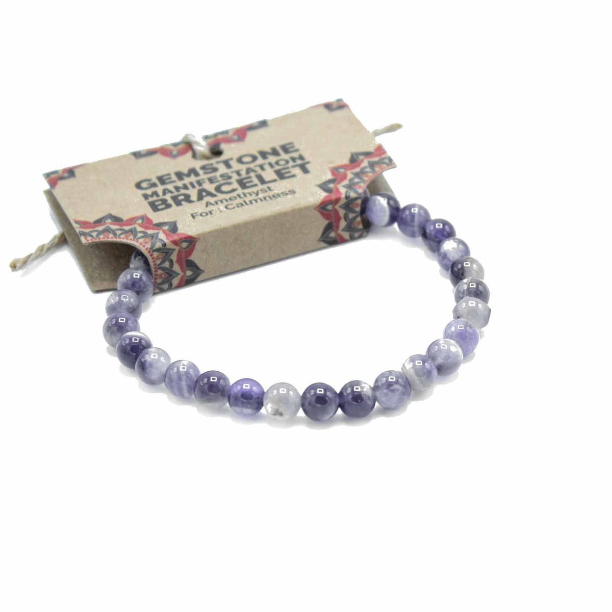 Pulsera de intención de amatista · Calma