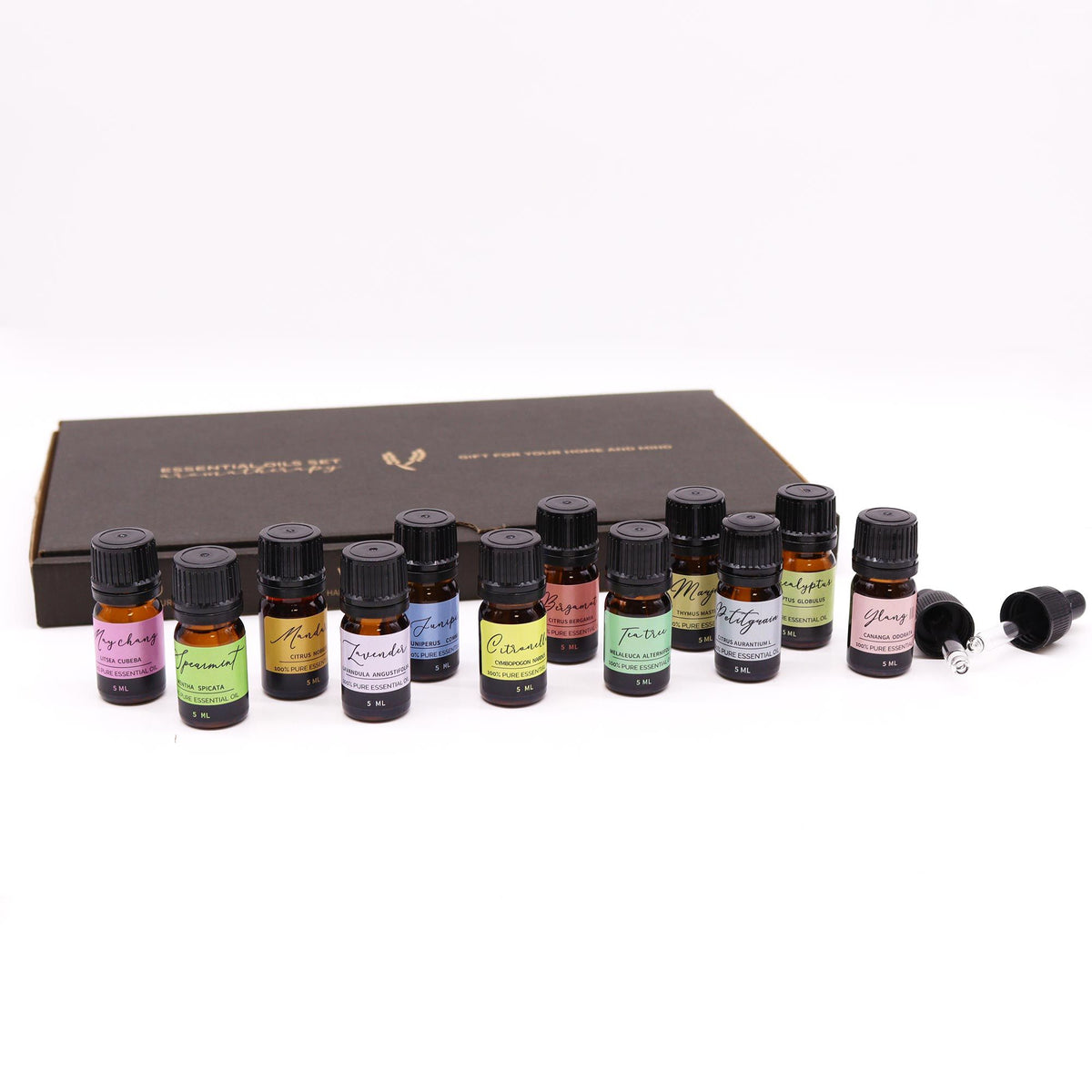 Set de aceites esenciales Primavera – 12 × 5 ml