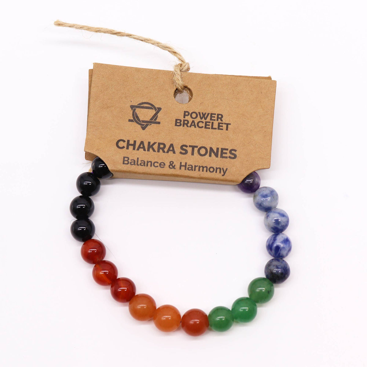Pulsera de piedras de los 7 chakras