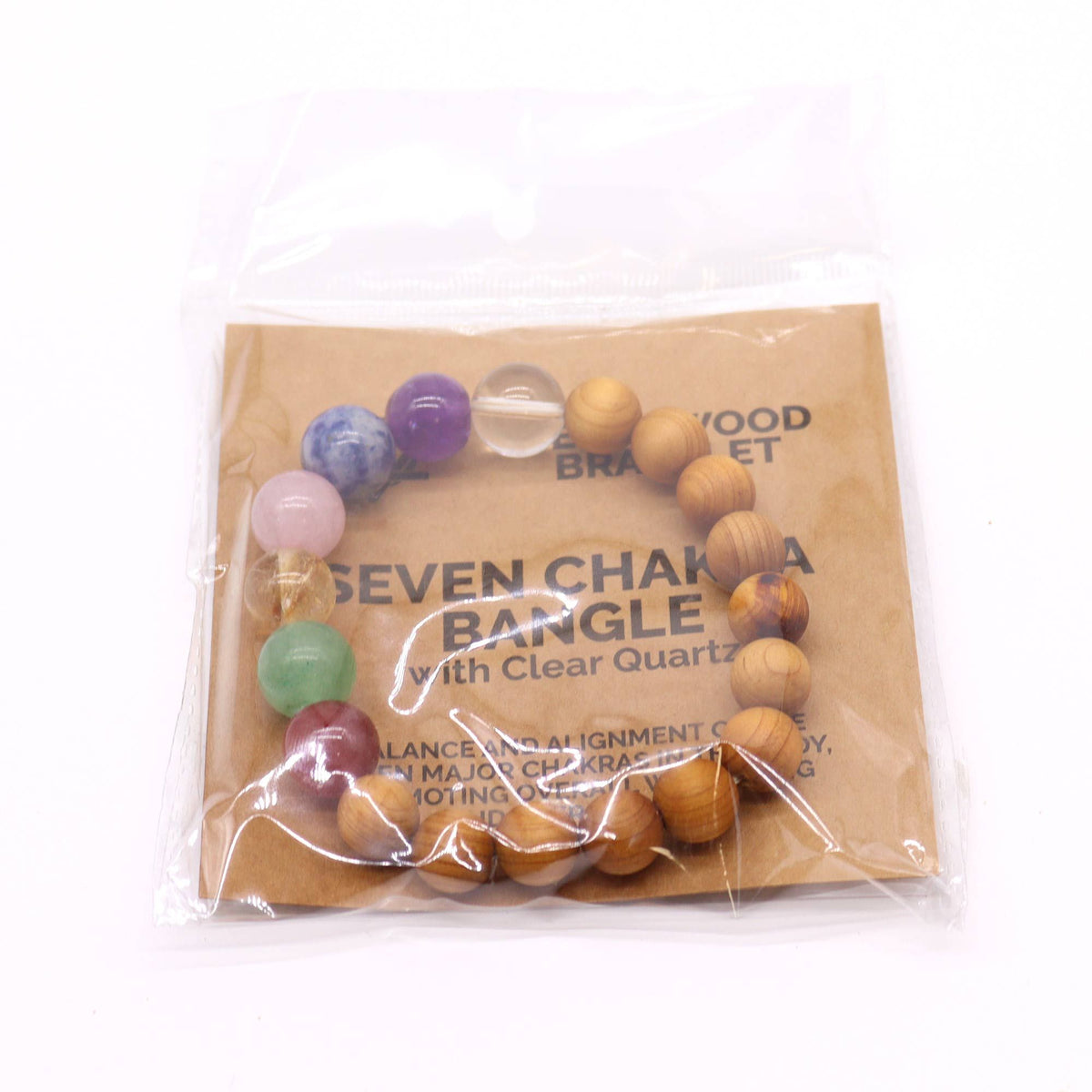 Pulsera de Cedro - 7 chakras