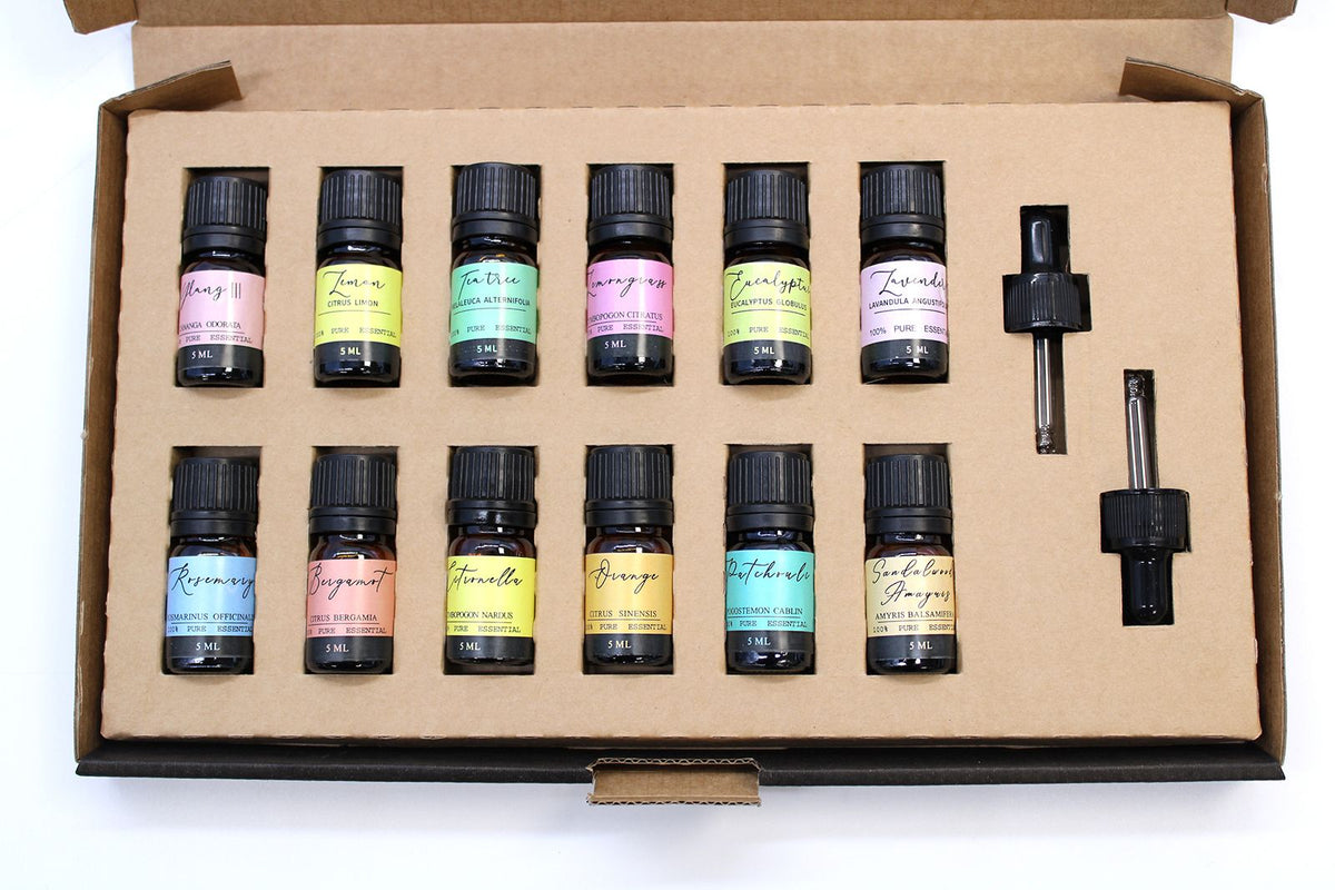 Set Top 12 de aceites esenciales – 12 × 5 ml