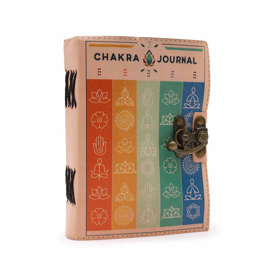 Cuaderno de cuero · 7 chakras