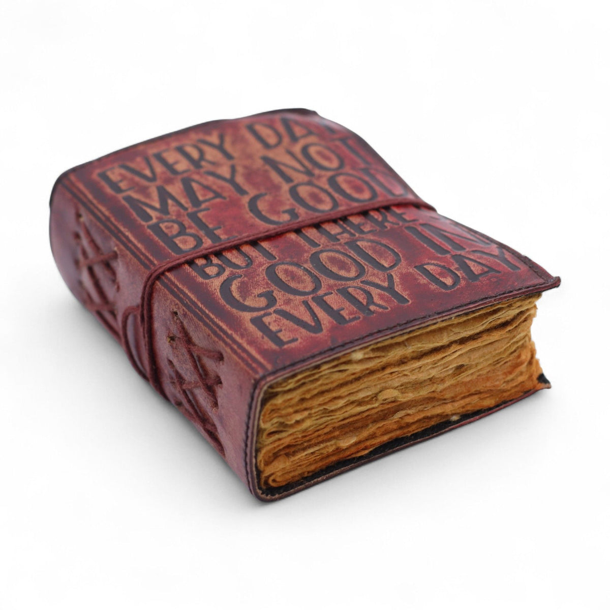 Cuaderno de cuero grueso · No todos los días son buenos