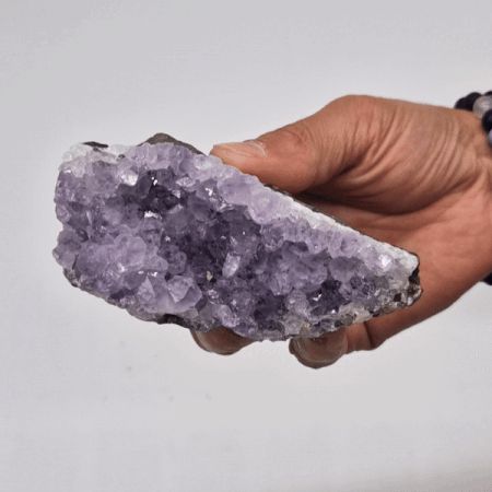 Drusa de amatista natural · Mediana