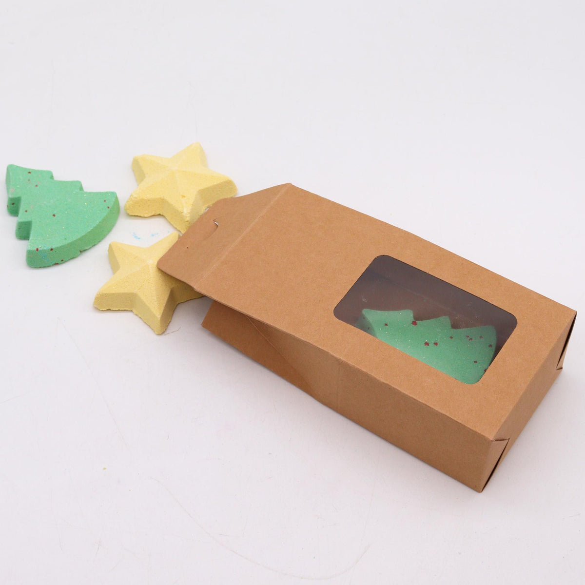 Pack de bombas de baño navideñas · Noche de paz