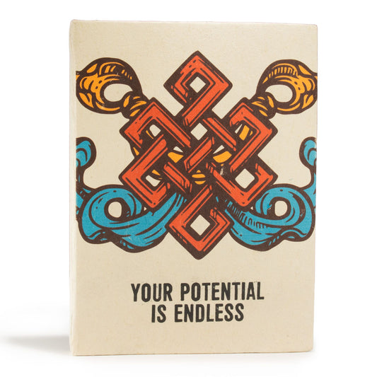 Cuaderno de papel lokta · Tu potencial · 21 × 15 cm
