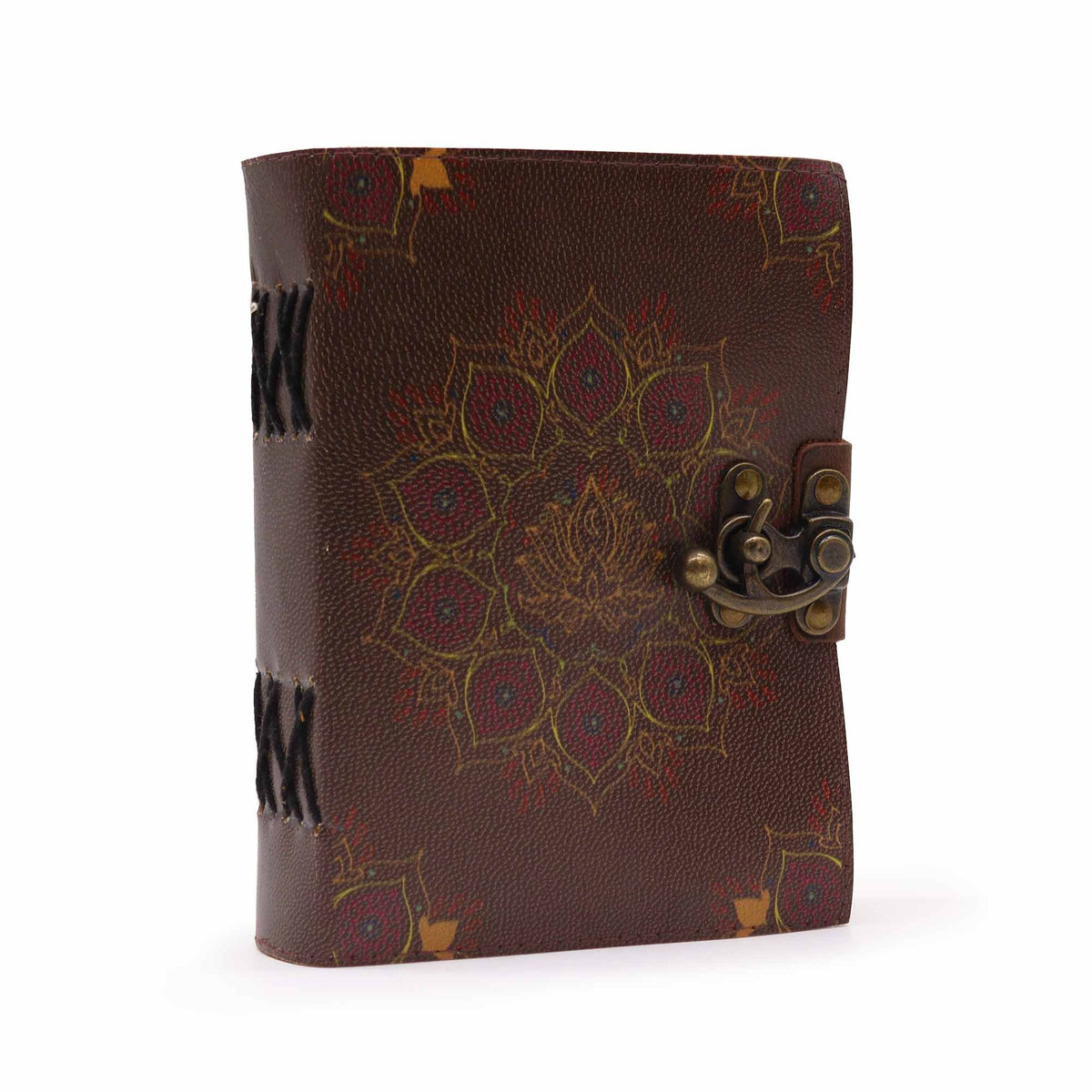 Cuaderno de cuero · Flor de loto