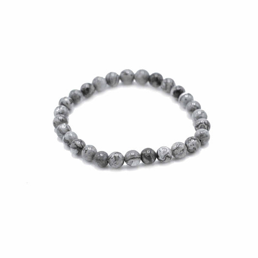 Pulsera de intención de jaspe mapa · Prosperidad
