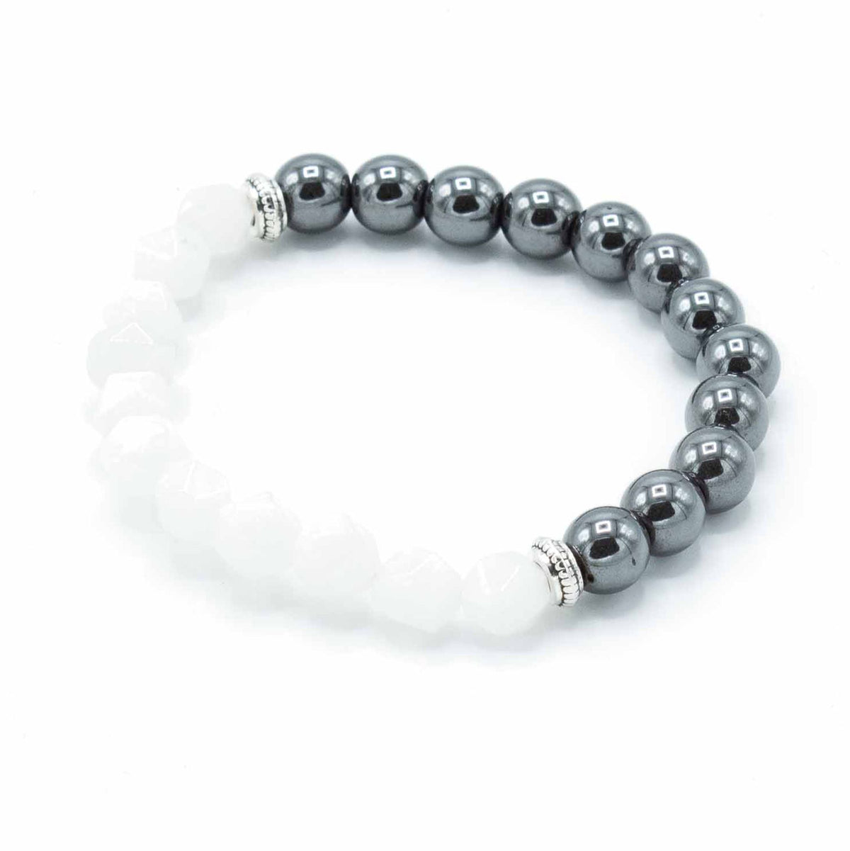 Pulsera de cuarzo tallada