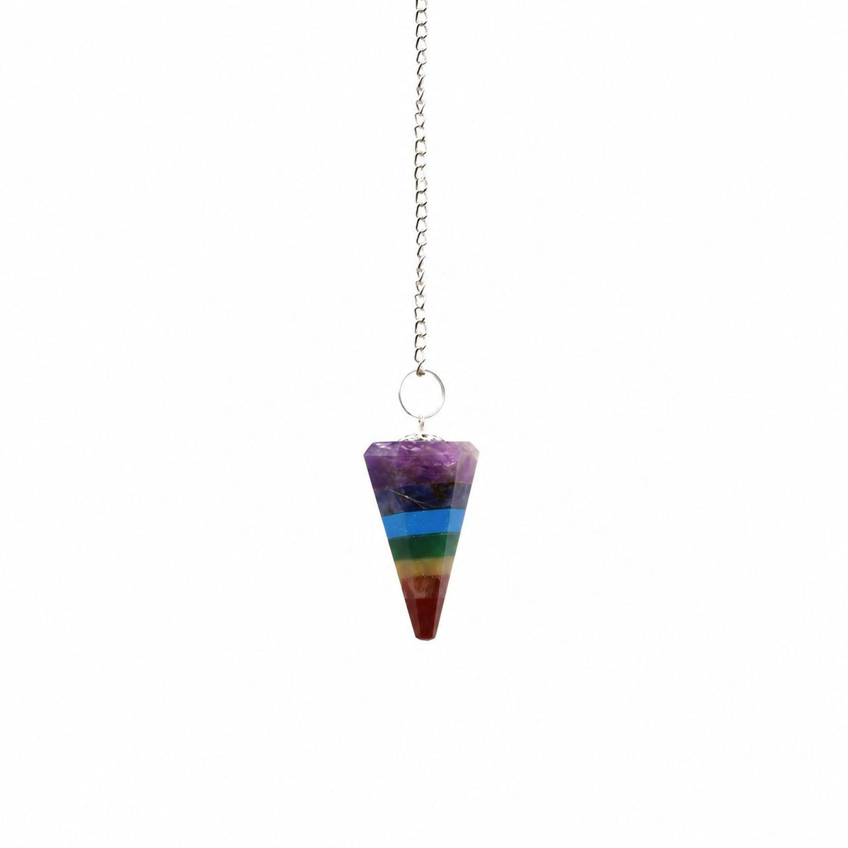 Péndulos Especiales - Chakra 7 Piedras