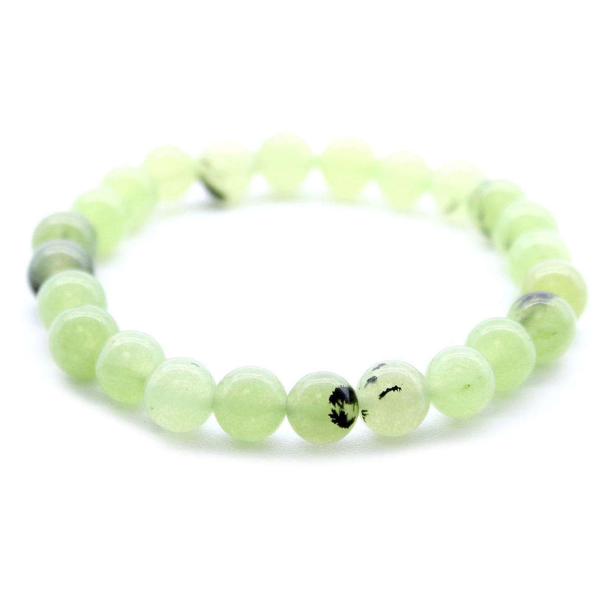 Pulsera de jade · Cuentas de 8 mm